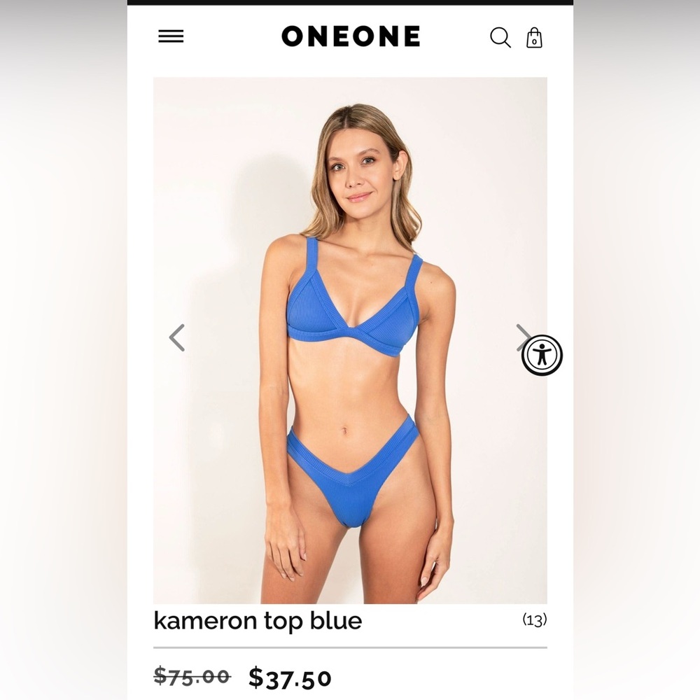 One one swimwear Kameron top